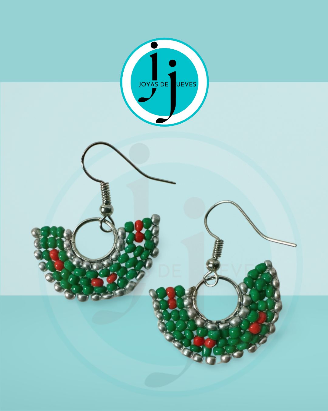 JdJ Pendientes peyote circular