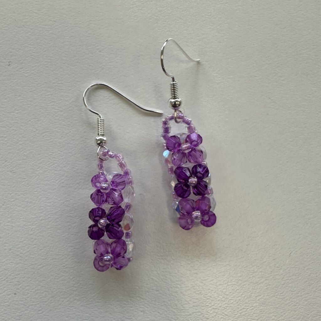 Pendientes 3 flores Ruth 1